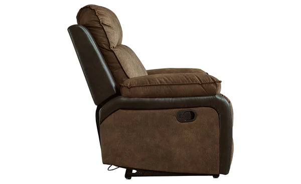 Woodsway Brown Reclining Loveseat | 6450586