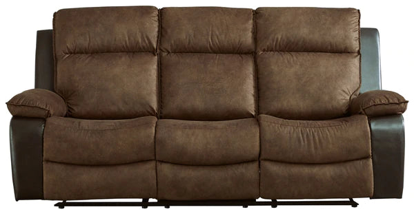 Woodsway Brown Reclining Sofa | 6450588