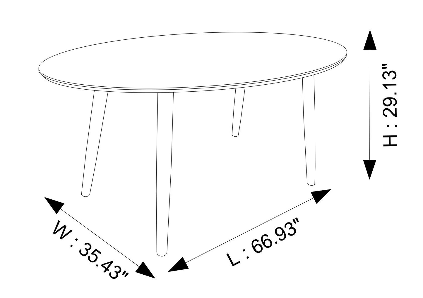 Rixos Dining set with 4 Sterling Dining Chairs (Space Gray)