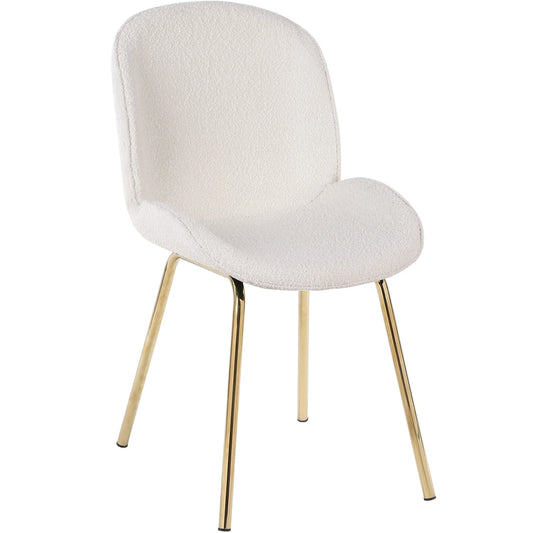Lucy Beige Boucle Dining Chair