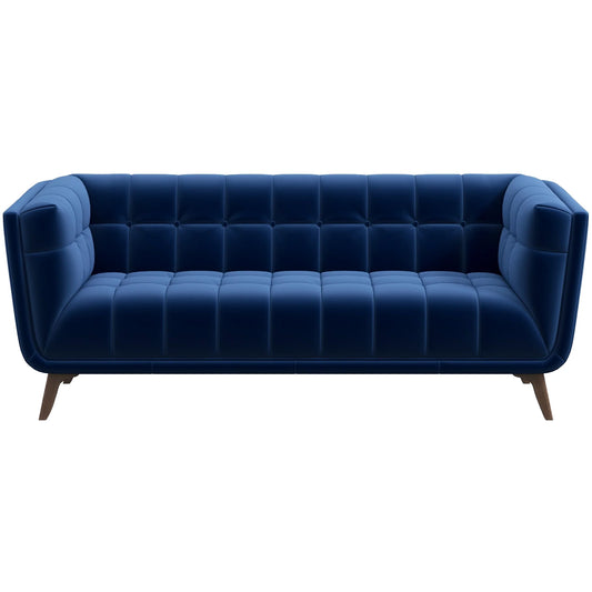 Kano Sofa (78" - Navy Blue Velvet)