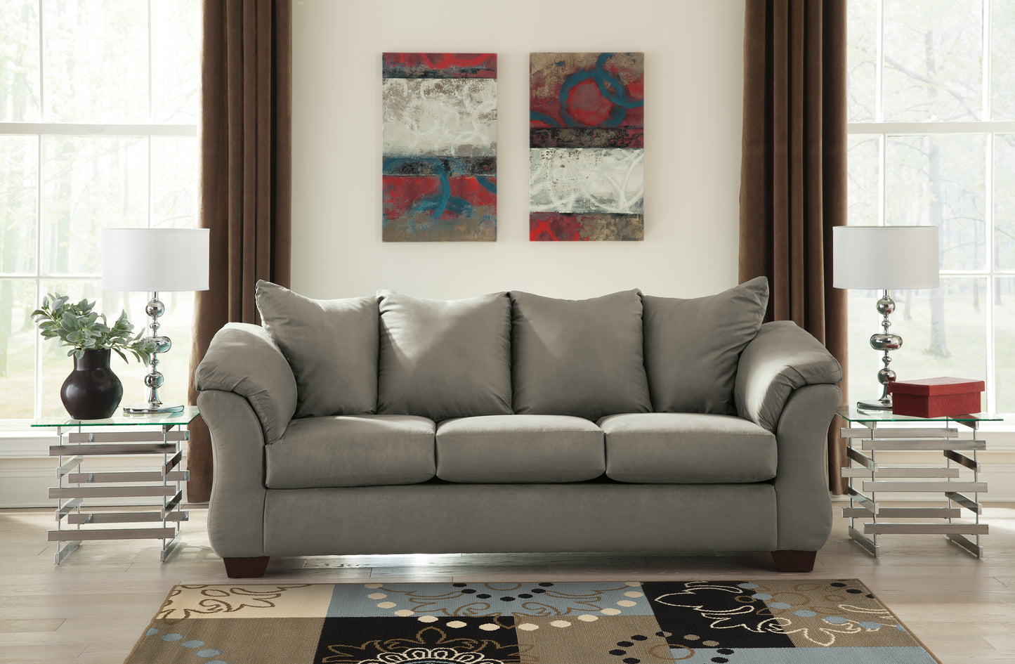 Darcy Sofa Chaise and Loveseat - PKG012407