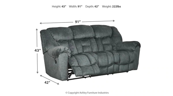 Capehorn Granite Reclining Sofa | 7690288