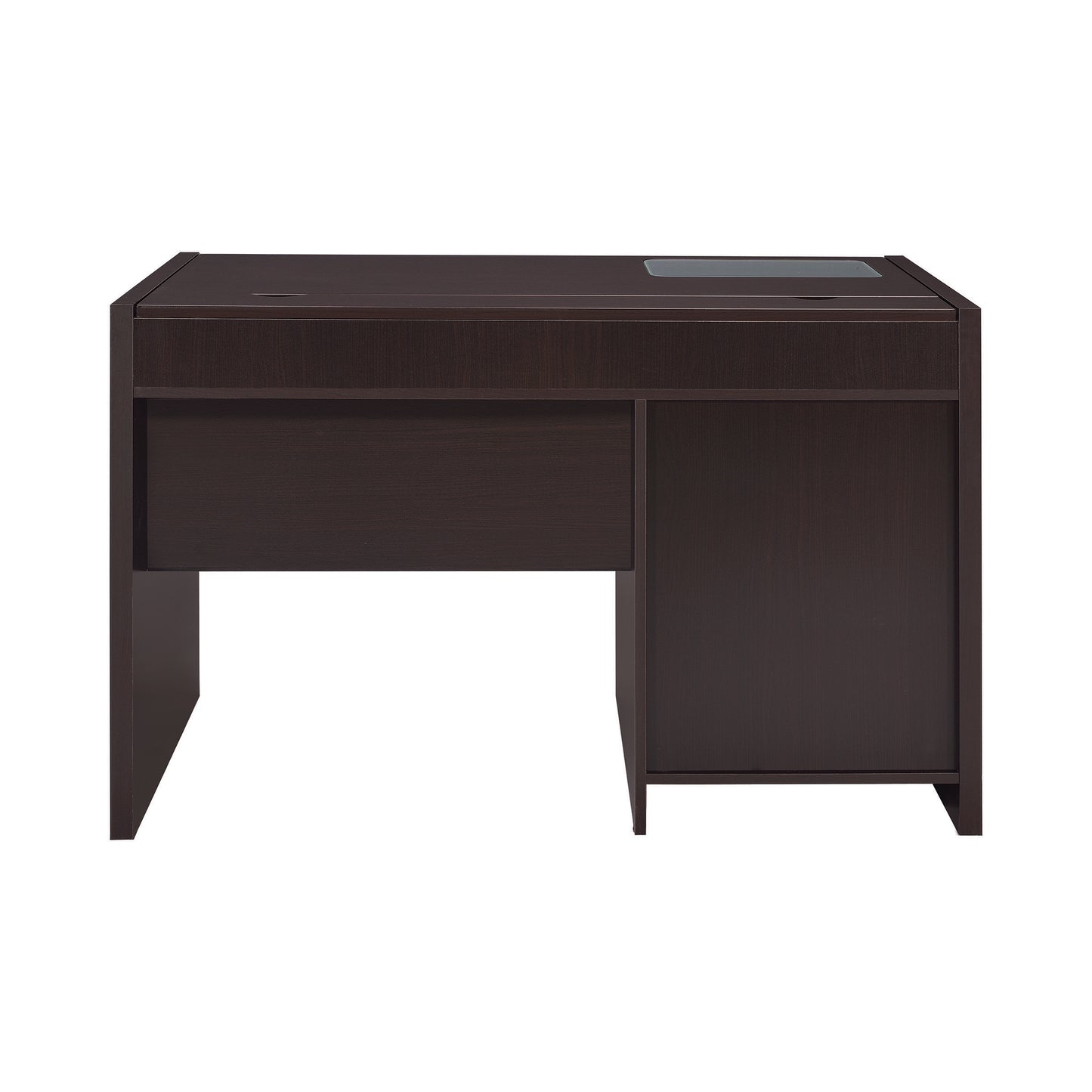 Halston 3-Drawer Rectangular Connect-It Office Desk Cappuccino - 800702