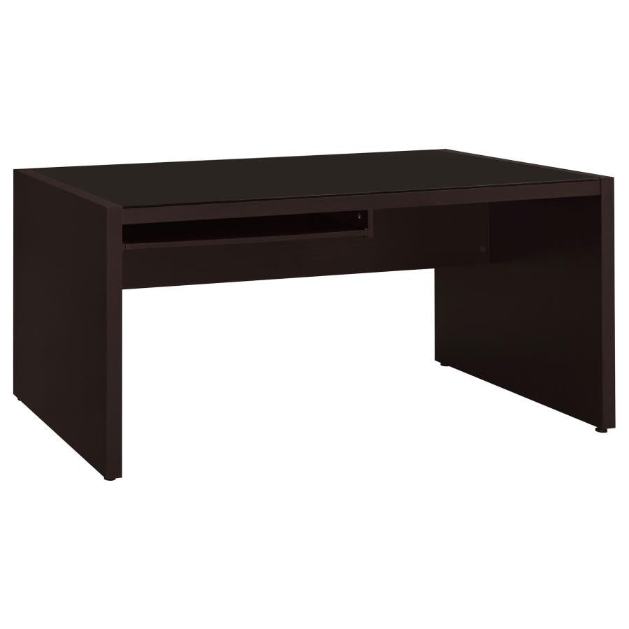 Skeena Computer Desk with Keyboard Drawer Cappuccino- 800901