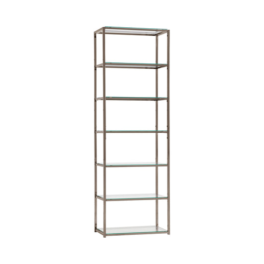 Kate 6-Shelf Bookcase Black Nickel - 801017