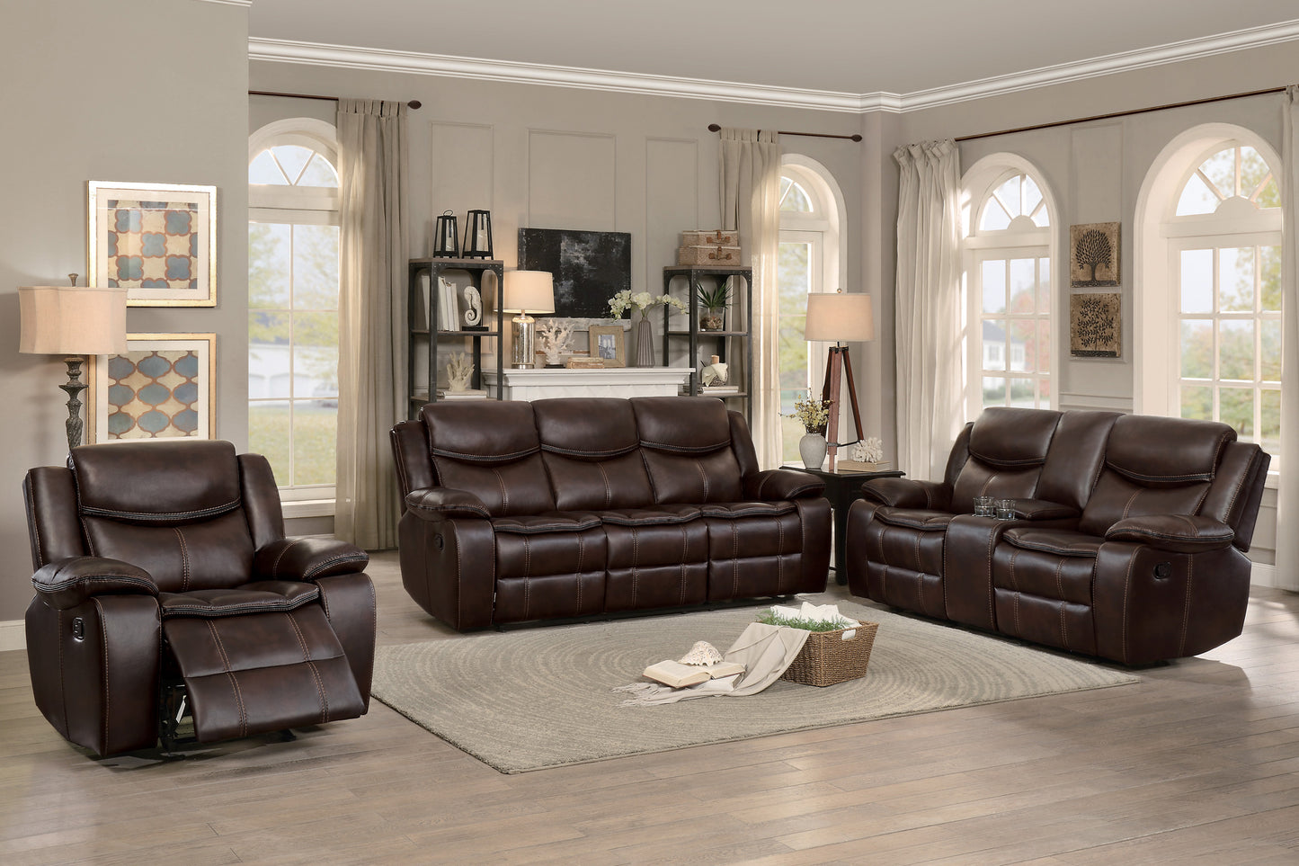 8230BRW Seating-Bastrop Collection