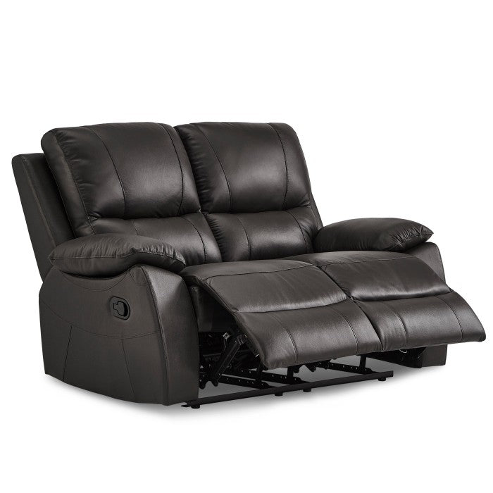 8325BRW-2 Double Reclining Love Seat