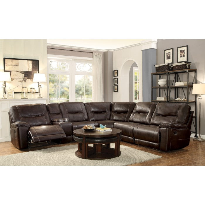 8490*6LRRR 6-Piece Modular Reclining Sectional