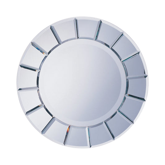 Round Sun-Shaped Mirror Silver - 	8637