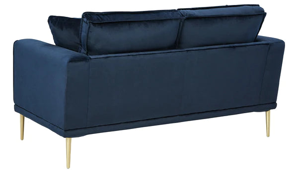 Macleary Navy Loveseat | 8900835