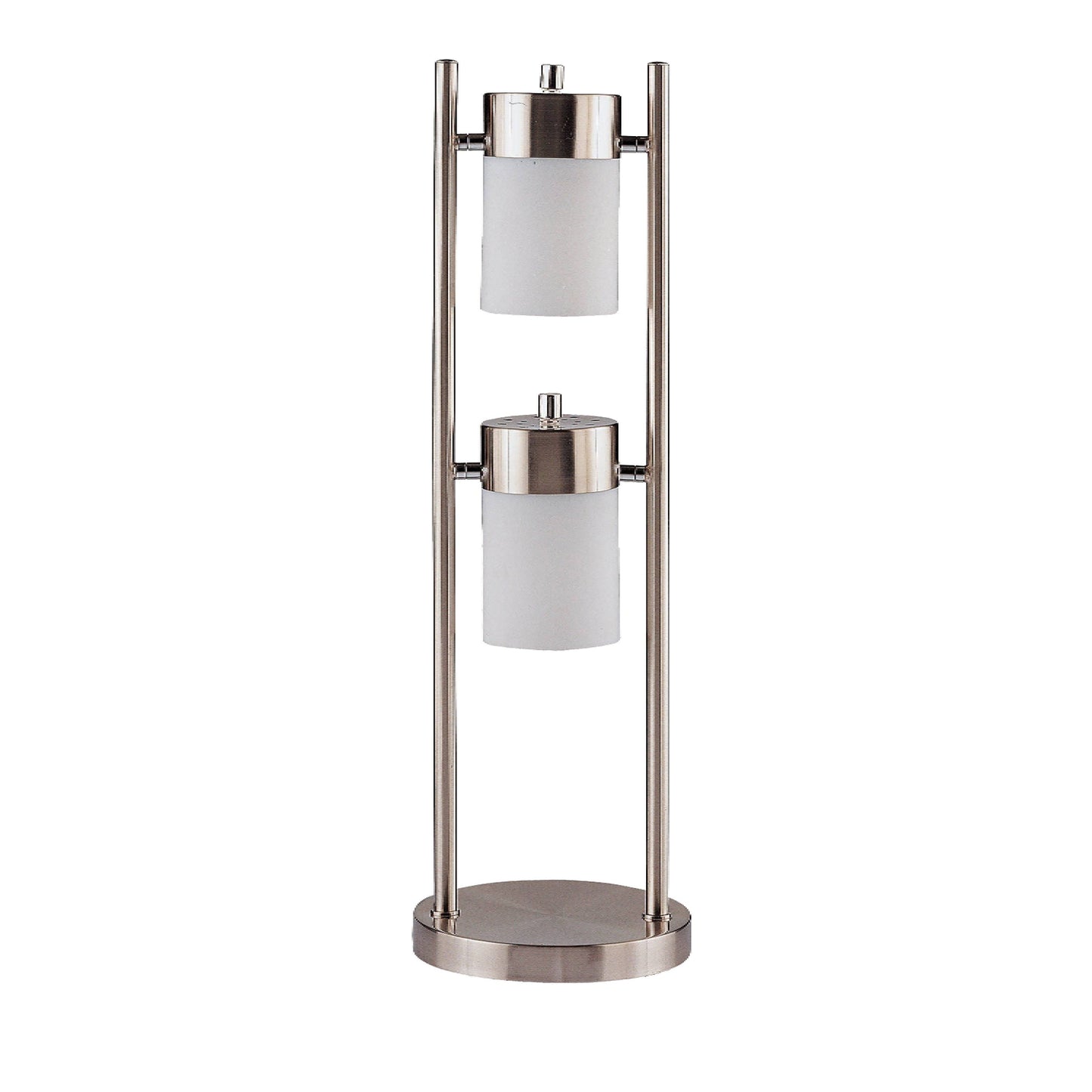 Adjustable Swivel Table Lamp Brushed Silver - 900732