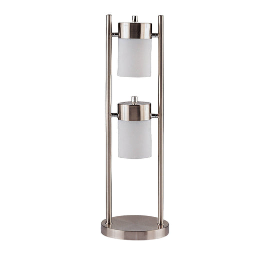 Adjustable Swivel Table Lamp Brushed Silver - 900732