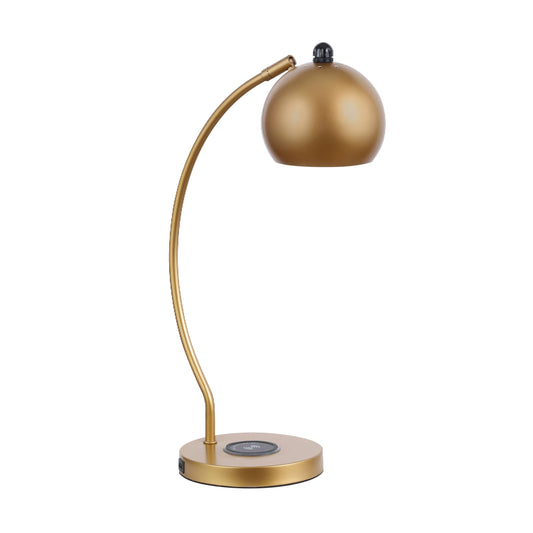 Dome Shade Table Lamp Gold - 920192