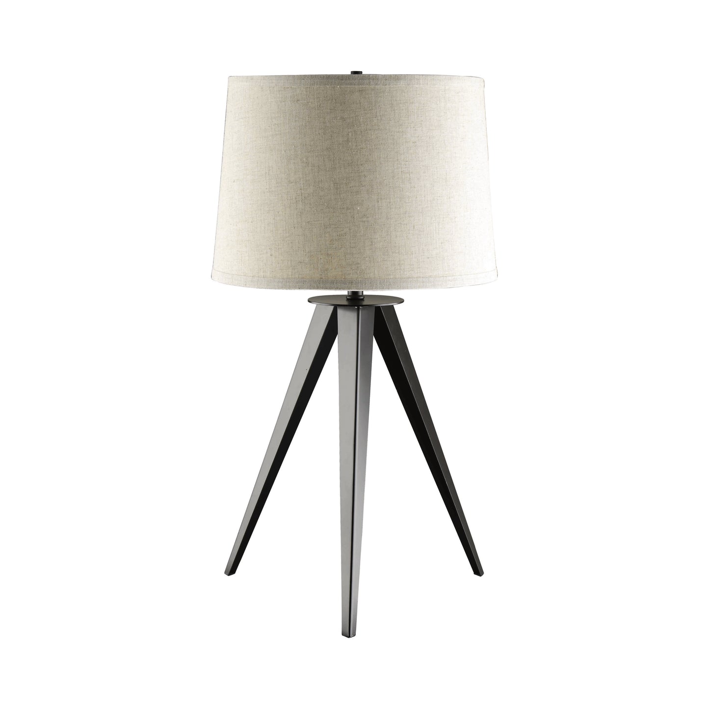 Tripod Base Table Lamp Black And Light Grey - 901644