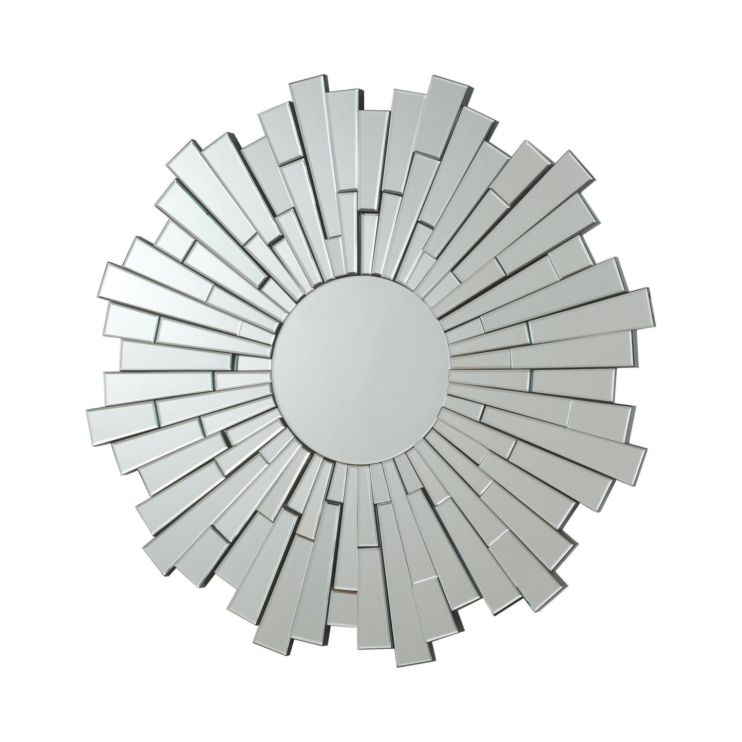 Sunburst Circular Mirror Silver - 901784