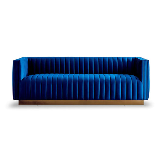 Atlanta Sofa (Dark Blue Velvet)