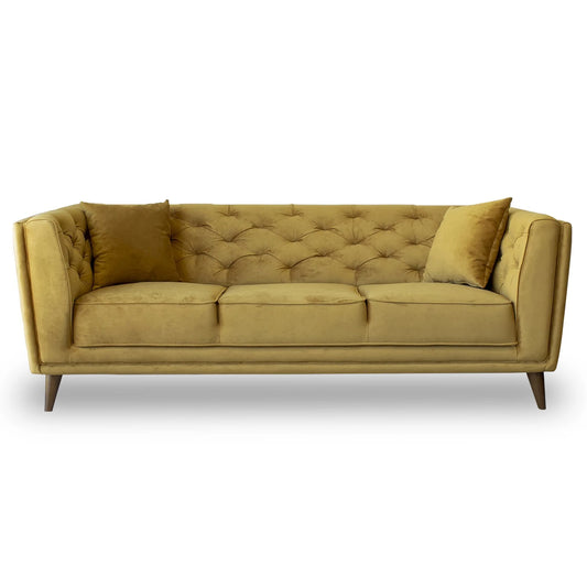 Marlin Modern Sofa in Gold