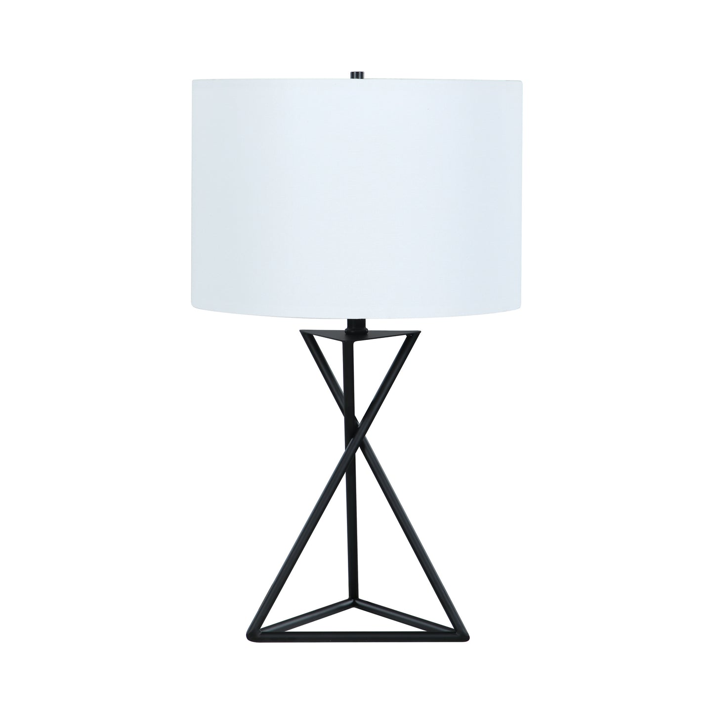 Drum Table Lamp White And Black - 920051