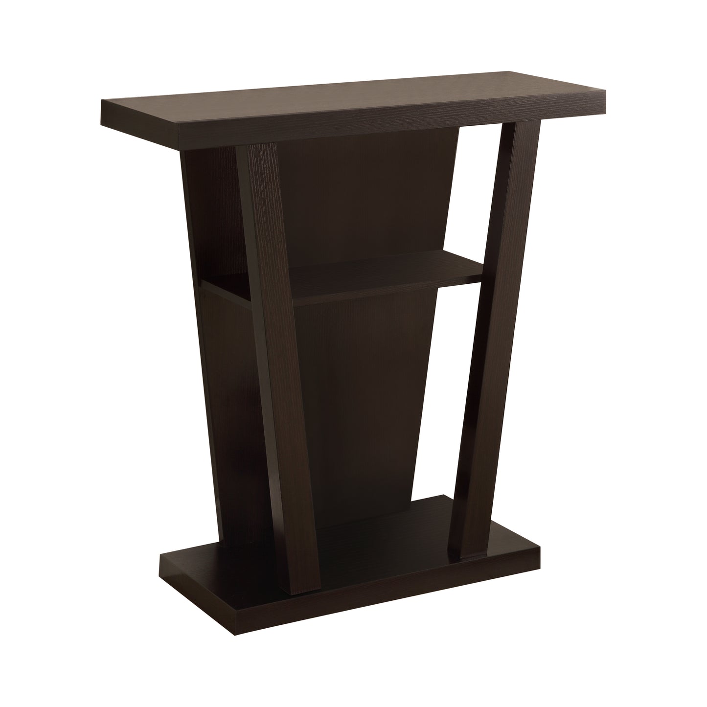 2-Shelf Console Table Cappuccino  - 950136