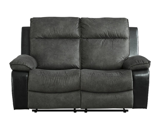 Woodsway Gray Reclining Loveseat | 6450486