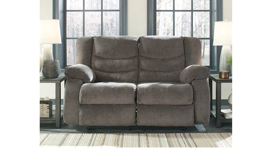 Tulen Gray Reclining Loveseat | 9860686