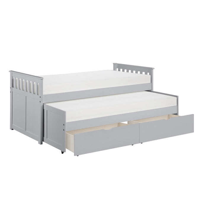 B2063RT-1T* Twin/Twin Bed with Storage Boxes