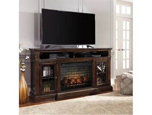 Ashley W701-88 Roddinton 72" TV Stand w/Fireplace