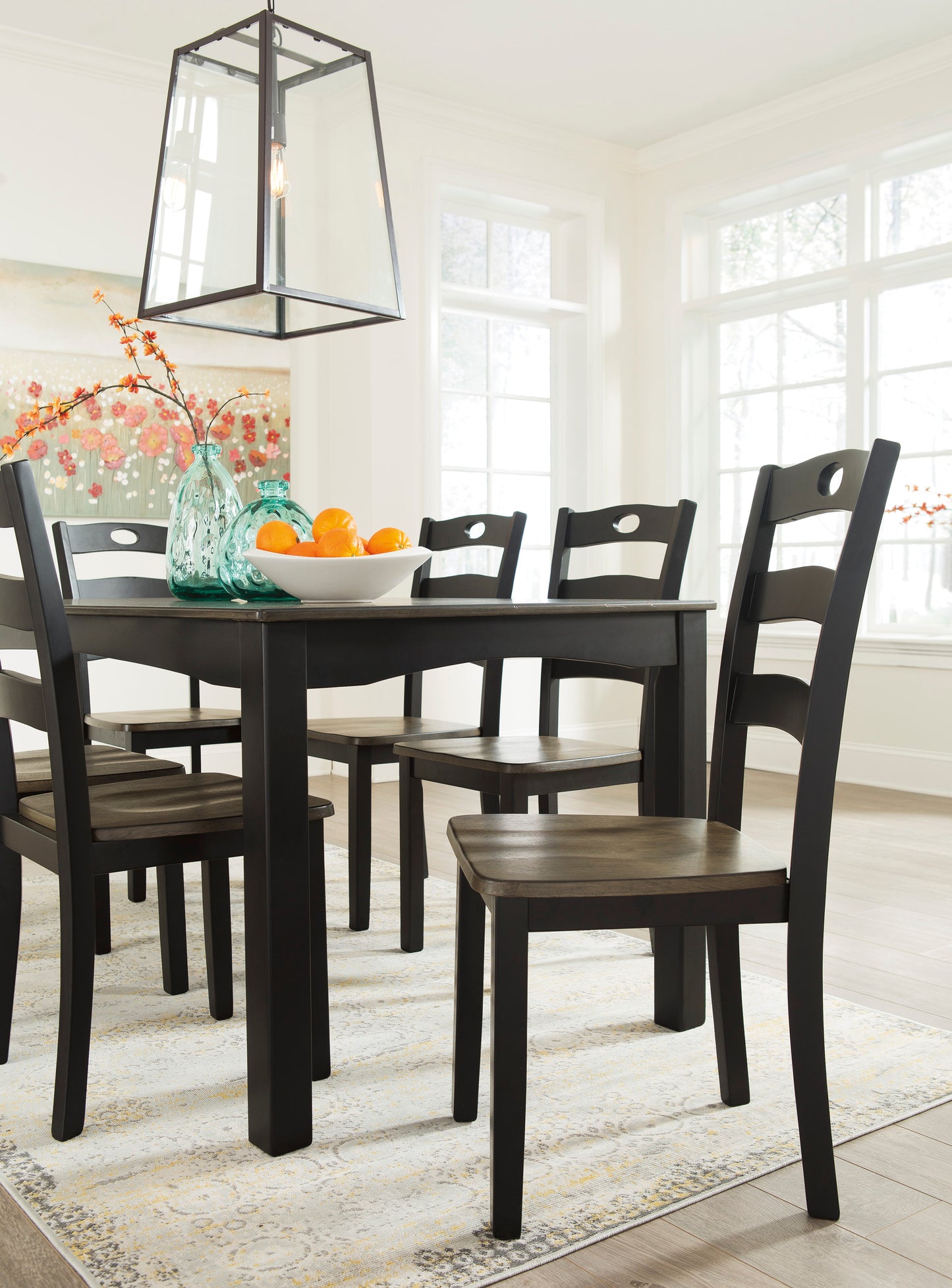 Ashley  Froshburg  Dining Table and Chairs | D338 - 425