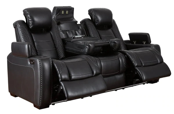 Party Time Midnight Power Reclining Sofa | 3700315