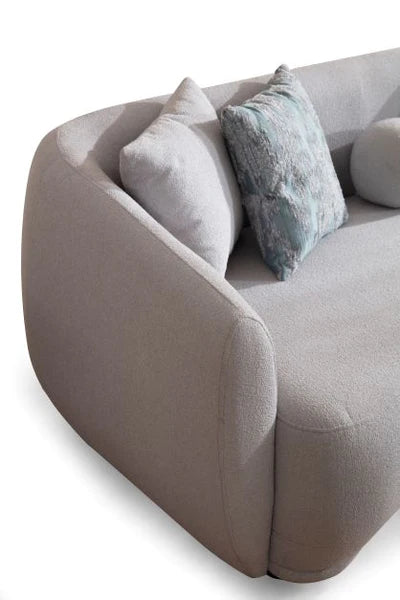 Layla Pewter Boucle Sofa & Loveseat