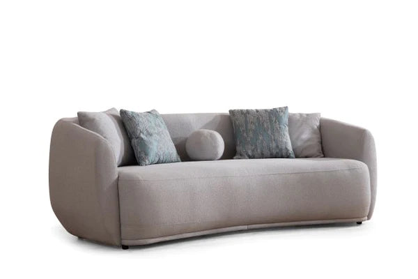 Layla Pewter Boucle Sofa & Loveseat