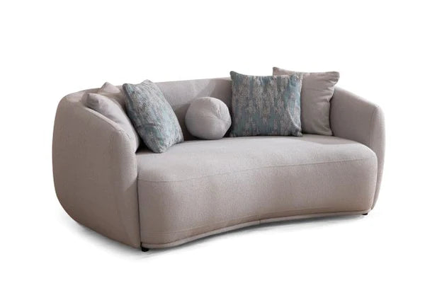 Layla Pewter Boucle Sofa & Loveseat