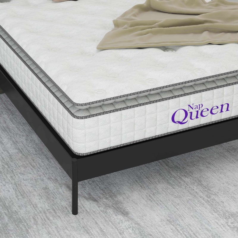 NAPQUEEN CASHMERE 12" HYBRID PILLOW TOP MATTRESS