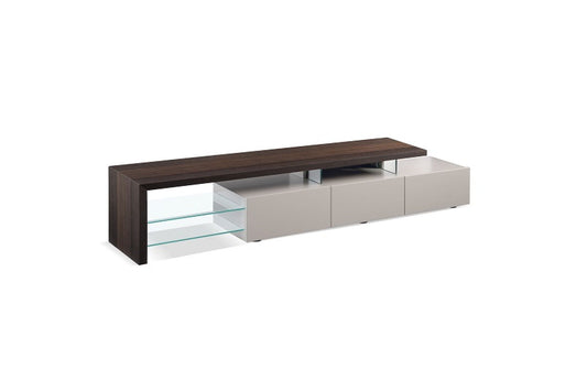 Modrest Loreta Modern Smoked Oak TV Stand