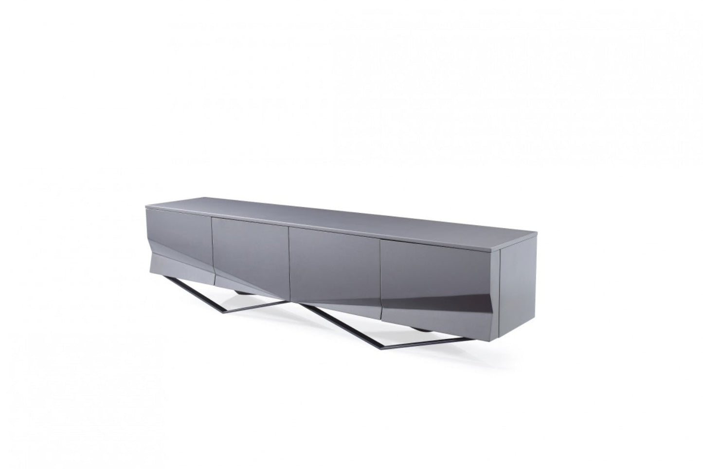 Modrest Duke - Modern Stainless Steel TV Stand