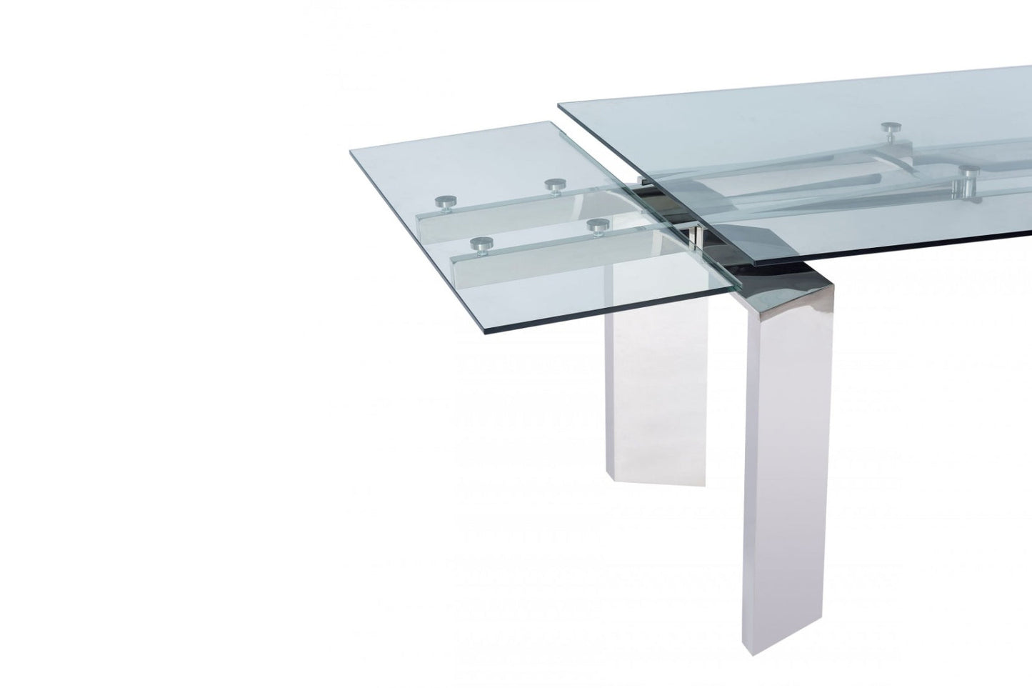 Modrest Viking - Modern Extendable Glass Dining Table