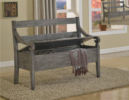 4183-BENCH-GREY KENNEDY STORAGE BENC