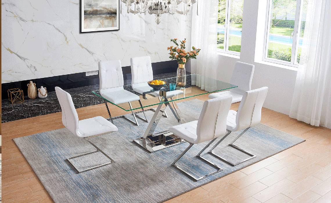 ZZ Dining Table with 365 and 6 ZZ Chairs