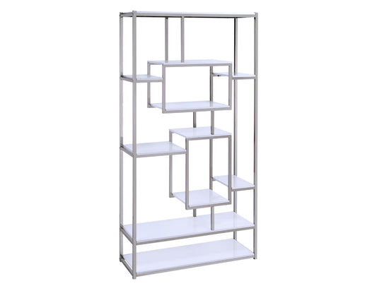 AZ250BW WHITE BOOKCASE