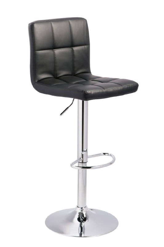 D120-130 Black Swivel Barstool