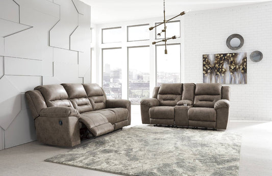 Stoneland Sofa and Loveseat - PKG001247