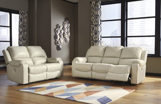 Rackingburg Manual Reclining Sofa and Loveseat - PKG007987