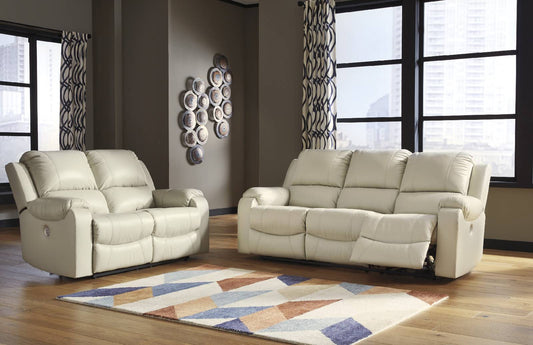 Rackingburg Power Reclining Sofa and Loveseat - PKG007985