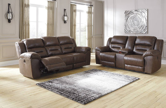 Stoneland Sofa and Loveseat - PKG001242