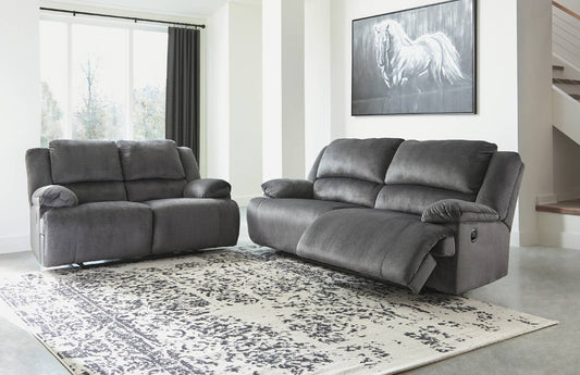 Clonmel Power Reclining Sofa and Loveseat - PKG001174