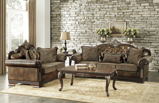 9815*2 2pc Set: Sofa, Love