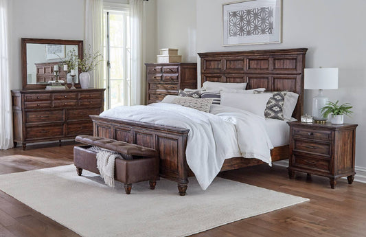 Avenue Panel Bed Room Set Weathered Burnished Brown - 223031