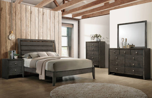 Serenity Sleigh Sleigh Bedroom Set Mod Grey - 215841