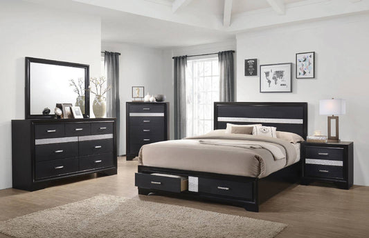 Miranda Platform Storage Bedroom Set -  206361